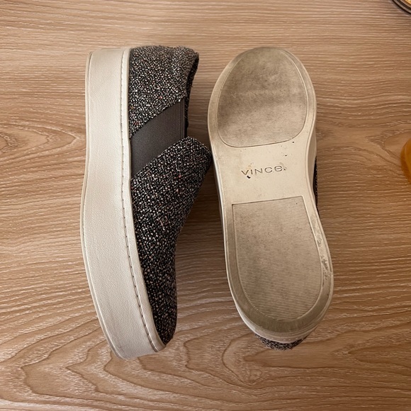 Vince Warren Tweed Platform Skate Slip-on shoes - Picture 5 of 5